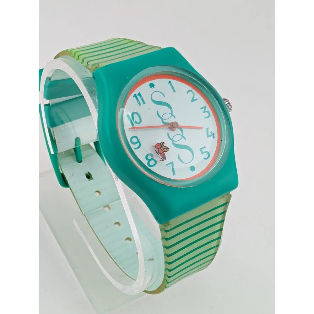 Vtg 1997 Avon Skin-So-Soft Bug Guard Watch 34mm Case- New Battery